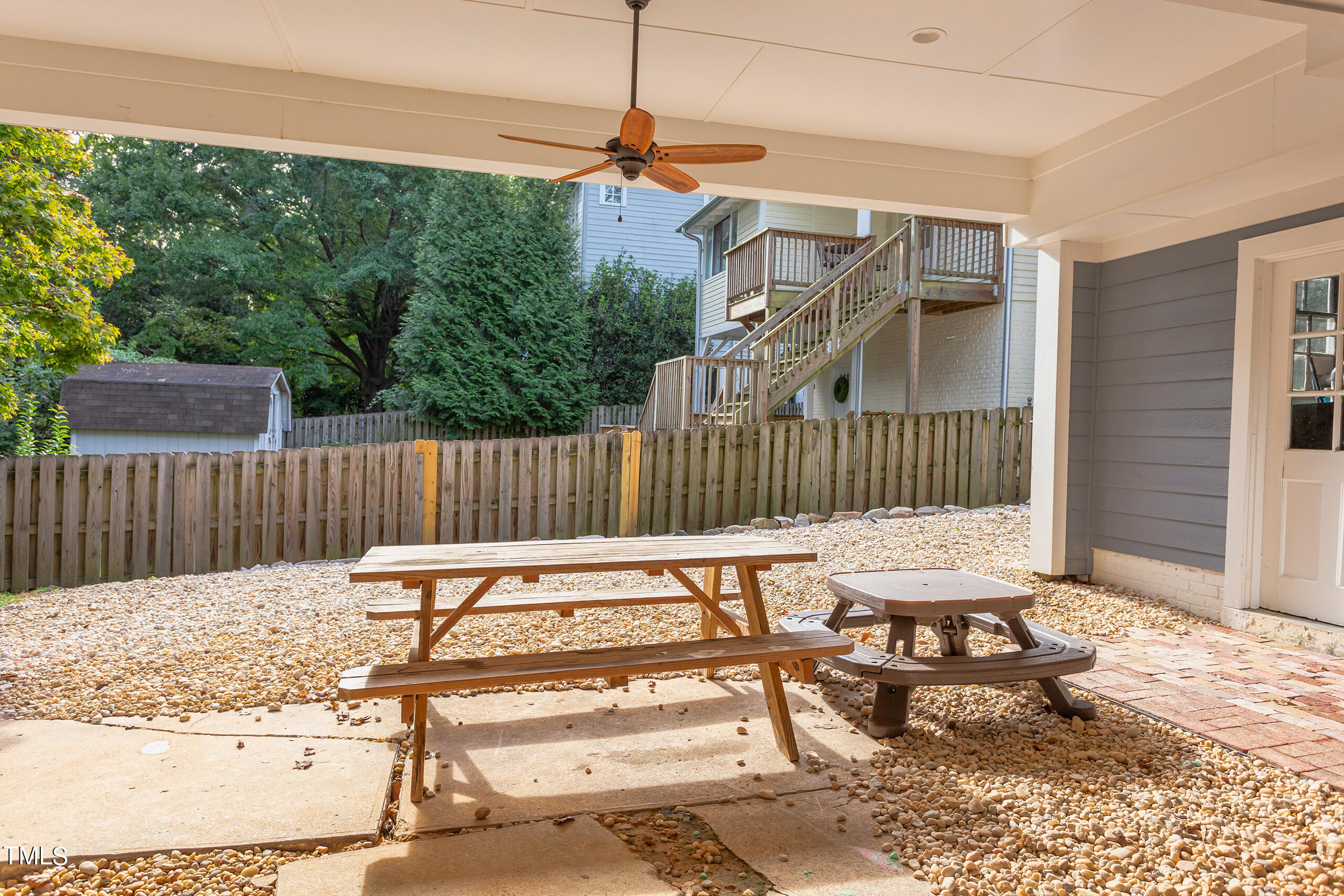 2222 Creston Road Raleigh, NC 27608 - Photo 53 of 57 a outdoor space with wooden fence