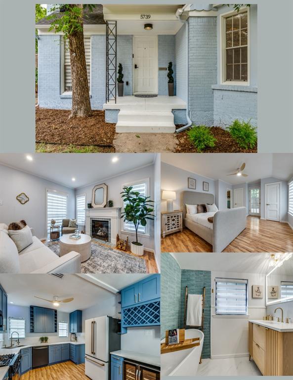 5739 Ellsworth Avenue Dallas, TX 75206 - Photo 37 of 38 an aerial view of a house with swimming pool and furniture