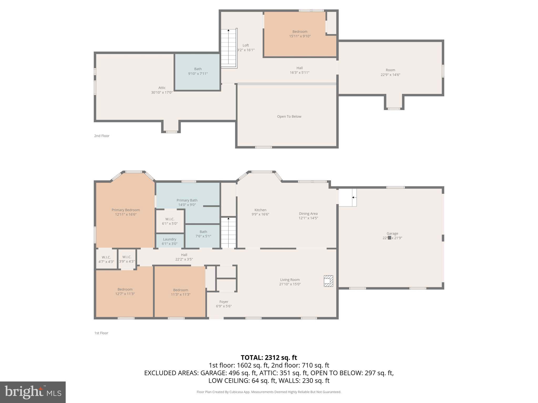 5105 Deep Creek Road Kents Store, VA 23084 - Photo 73 of 74 Floor Plan for the Upstairs and Main Level