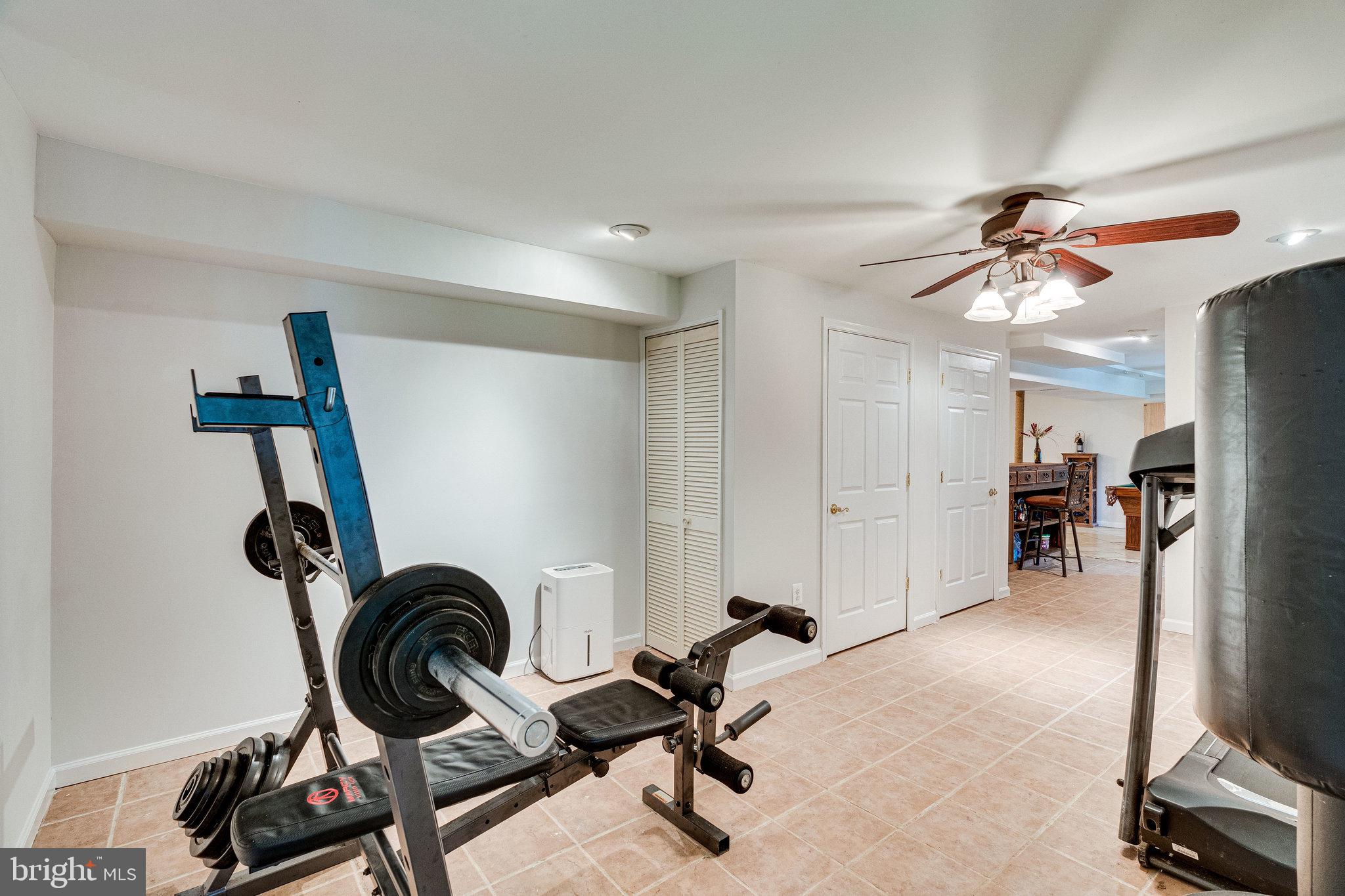 13221 Wates Spring Place Clifton, VA 20124 - Photo 38 of 68 Lower Level Den/Gym from walk-out door