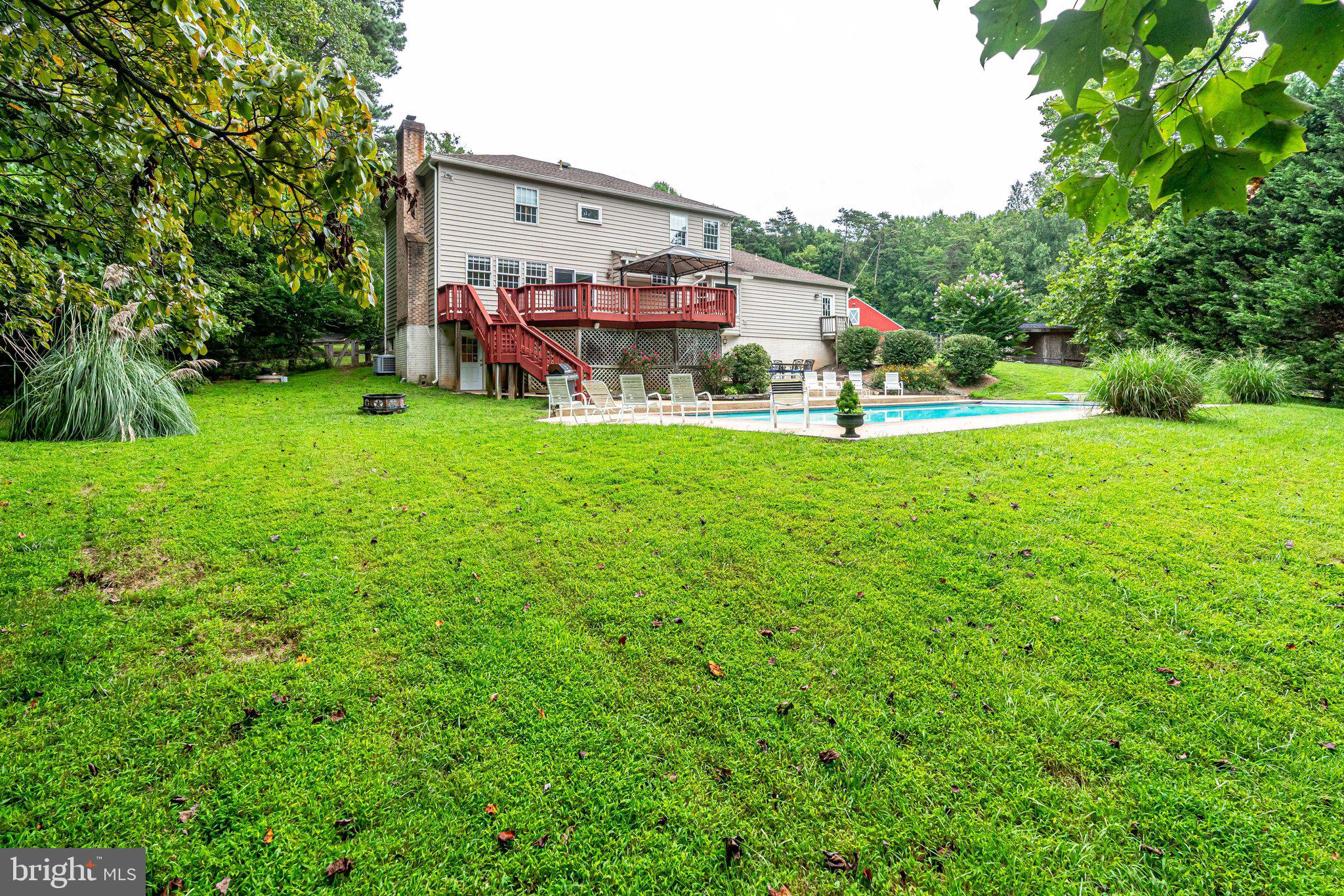 13221 Wates Spring Place Clifton, VA 20124 - Photo 47 of 68 View of Pool/Deck from backyard