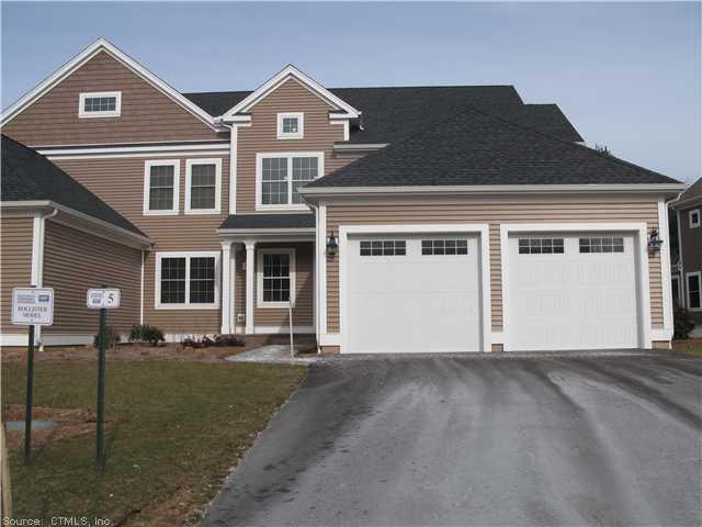 5 Tryon Farm Road, Unit 5 Glastonbury, CT 06073 - Photo 1 of 1 Exterior Front. Front entry hollister features first floor master.