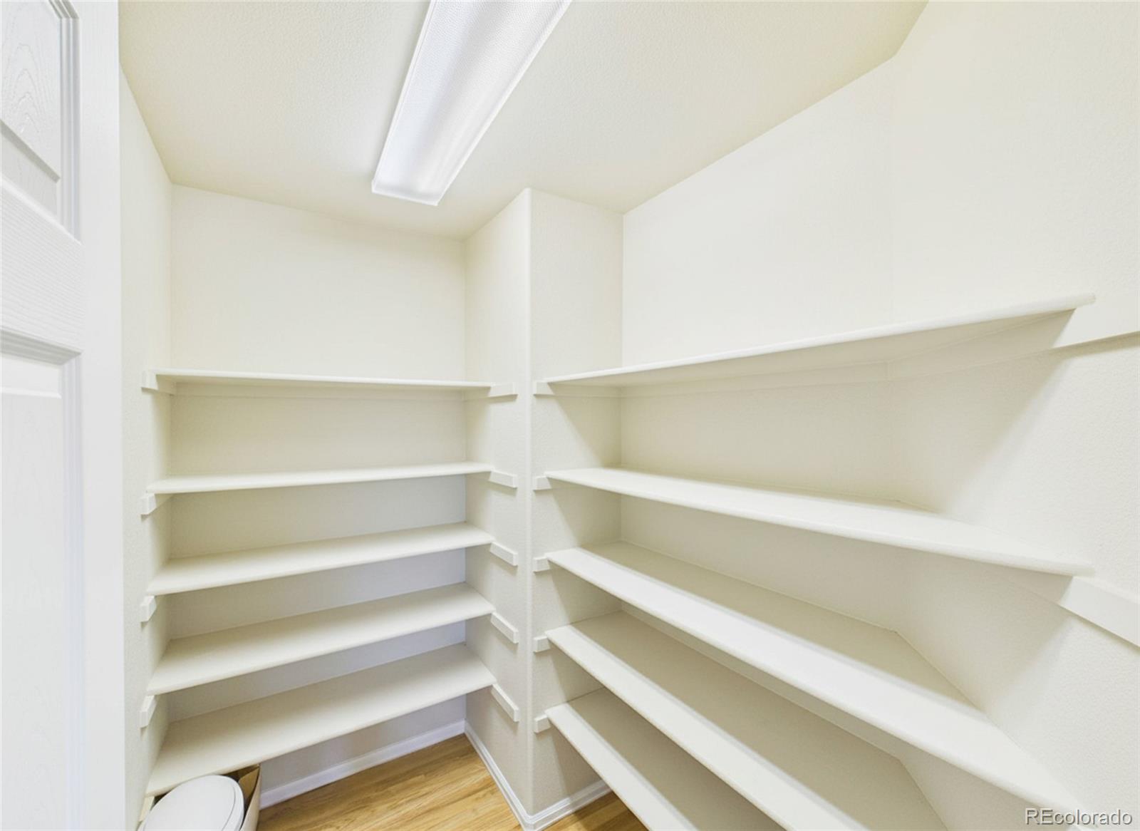 2805 South Jebel Way Aurora, CO 80013 - Photo 21 of 50 a view of walk in closet with empty racks