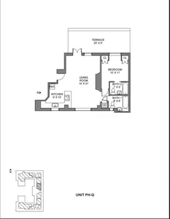 $6,600 | 160 East 48th Street, Unit PHQ | Midtown East