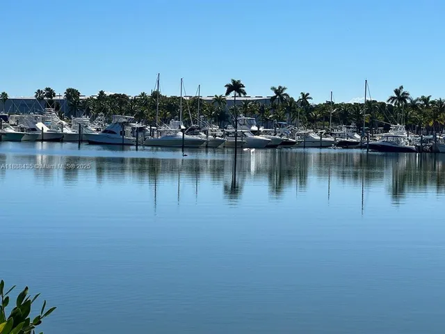 a view of a lake with houses