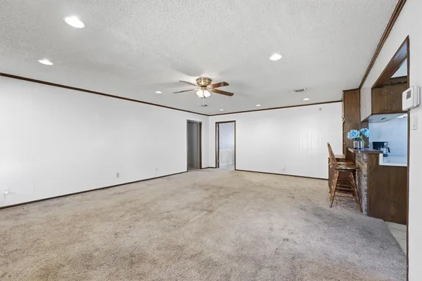 a view of an empty room