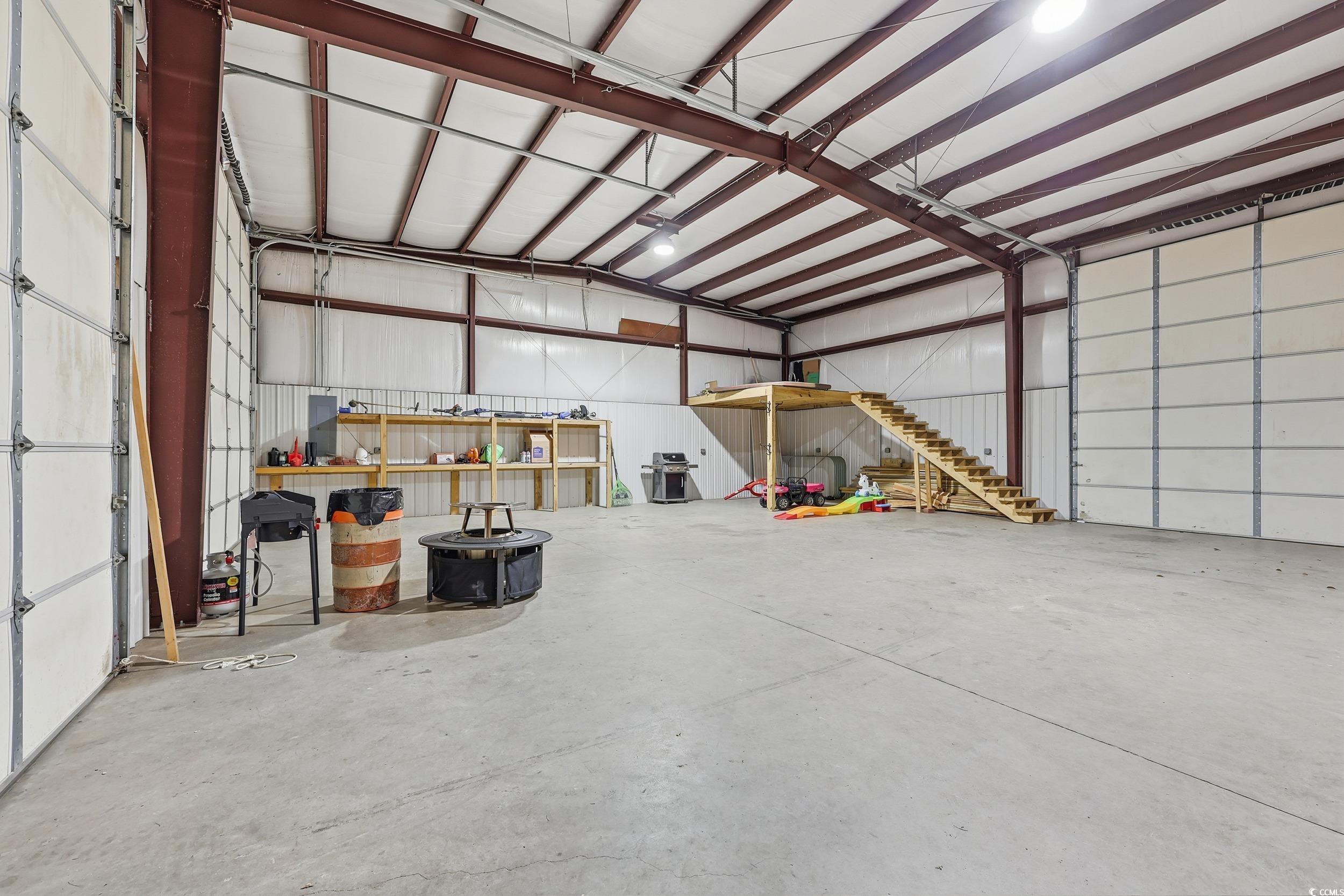 4337 State Highway 65 Conway, SC 29526 - Photo 31 of 39 Garage with metal wall