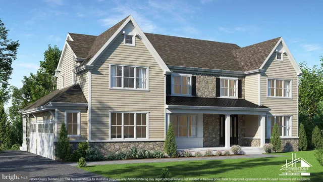 a view of a house with yard and plants