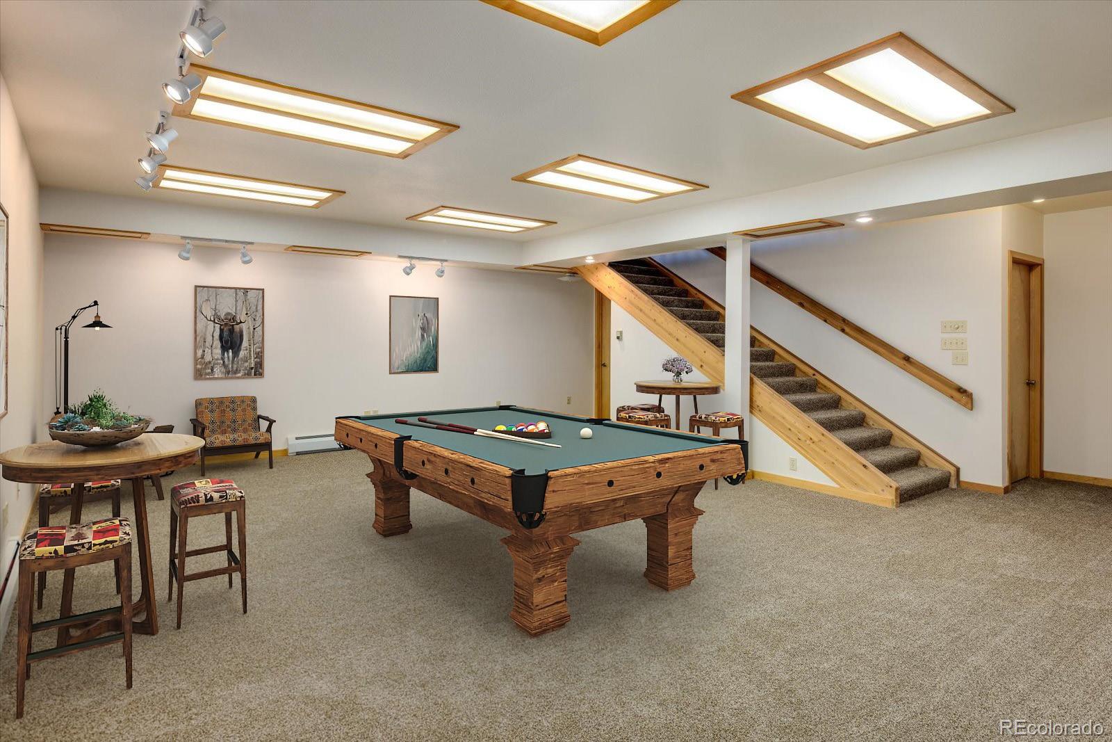 283 Chute Road Golden, CO 80403 - Photo 27 of 40 a room with furniture and pool table