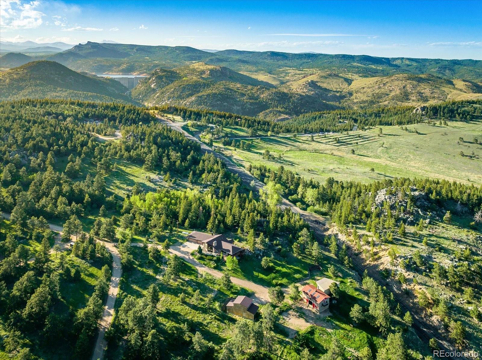 283 Chute Road Golden, CO 80403 - Photo 37 of 40 a view of lake view and mountain