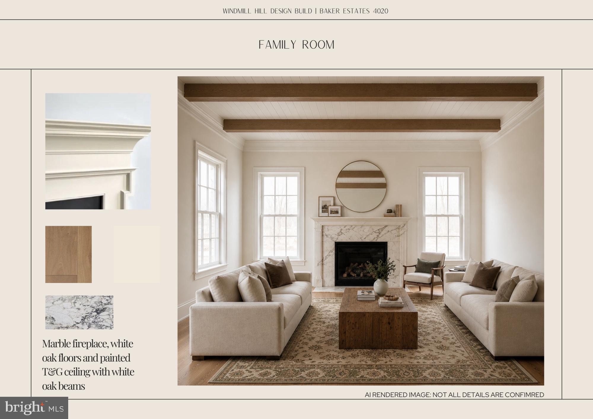 4020 Seminary Road Alexandria, VA 22304 - Photo 12 of 35 Family Room Design Board