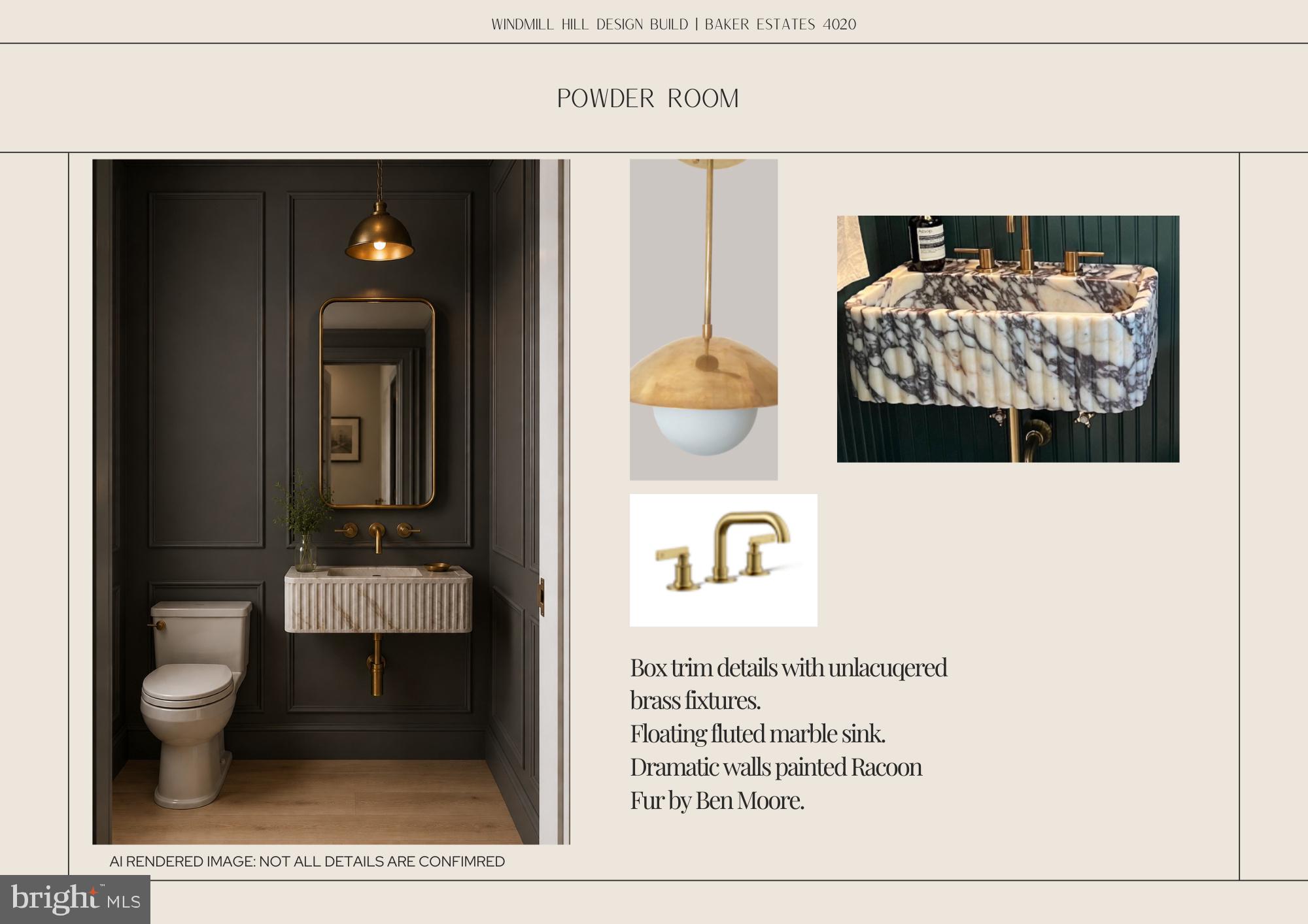 4020 Seminary Road Alexandria, VA 22304 - Photo 22 of 35 Powder Room Design Board