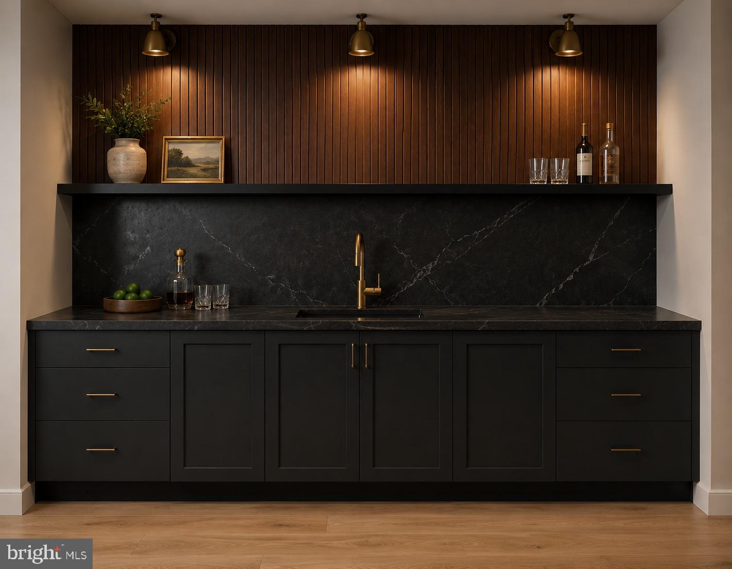 4020 Seminary Road Alexandria, VA 22304 - Photo 25 of 35 Lower Level Wet Bar Rendering