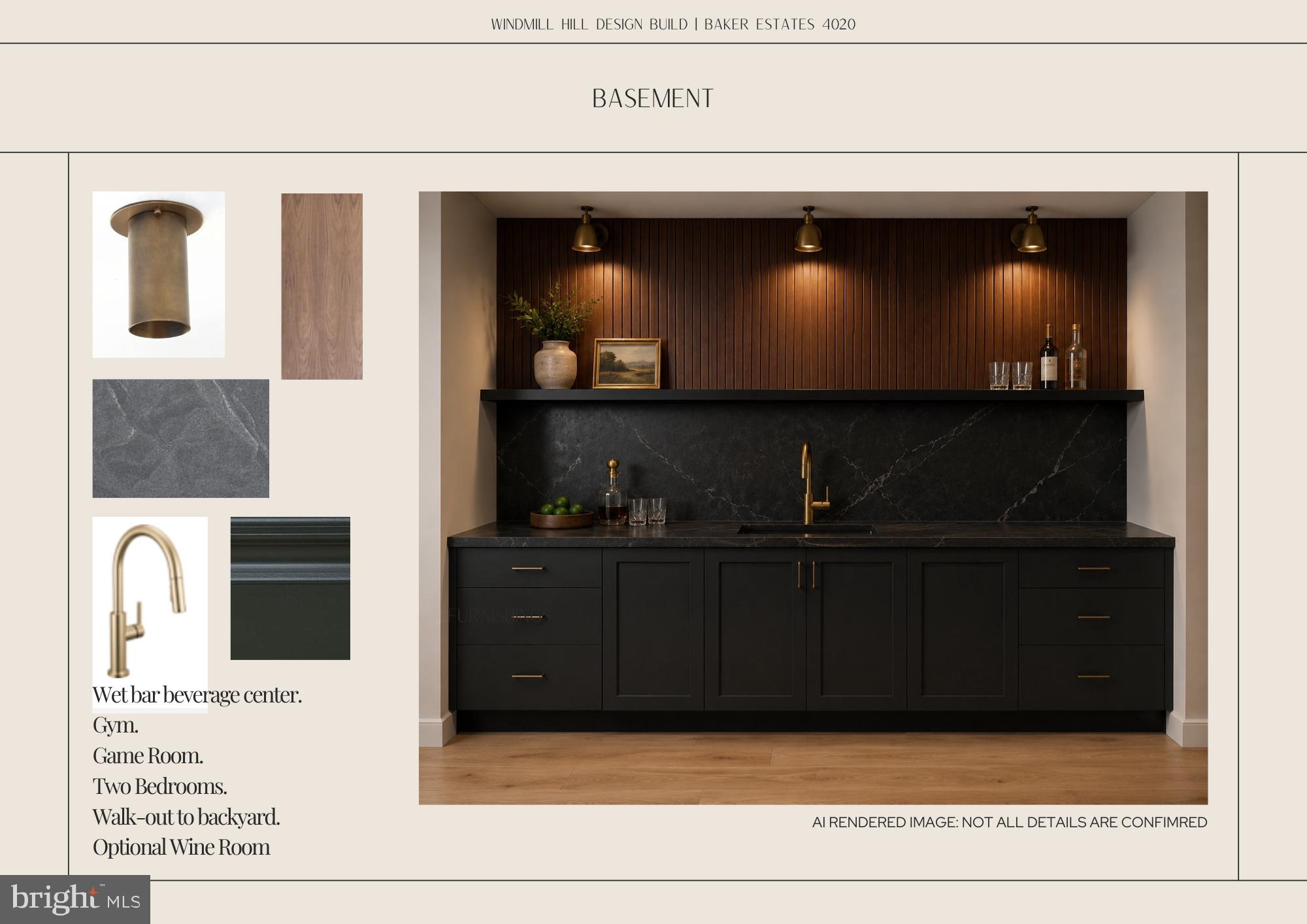 4020 Seminary Road Alexandria, VA 22304 - Photo 26 of 35 Wet Bar Design Board