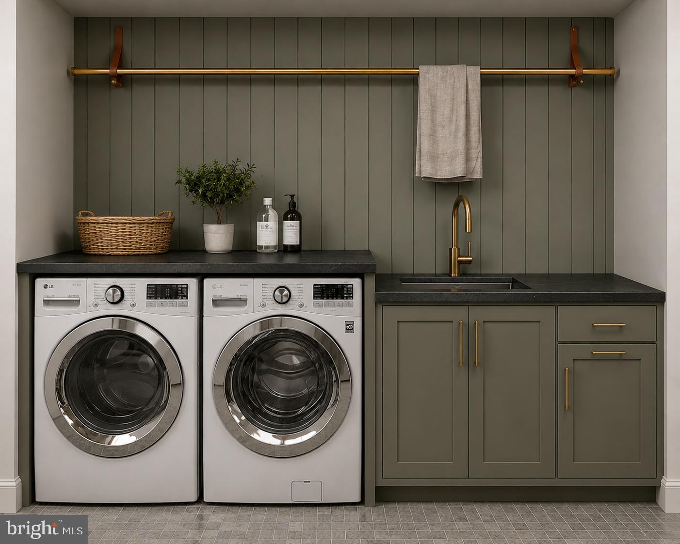 4020 Seminary Road Alexandria, VA 22304 - Photo 27 of 35 Laundry Room - Rendering (1 of 3 Laundries Onsite)