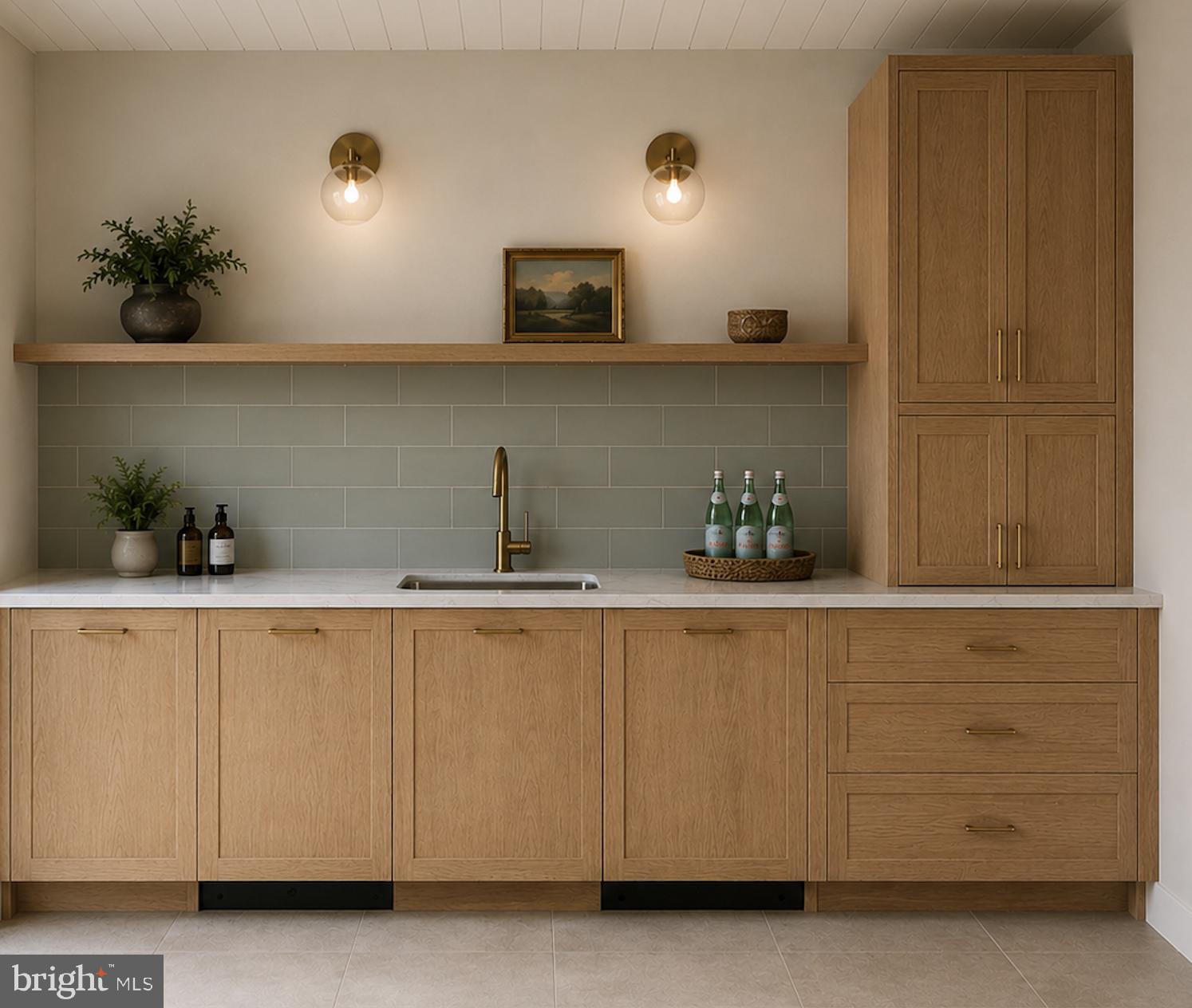 4020 Seminary Road Alexandria, VA 22304 - Photo 29 of 35 Pool House Kitchenette Rendering