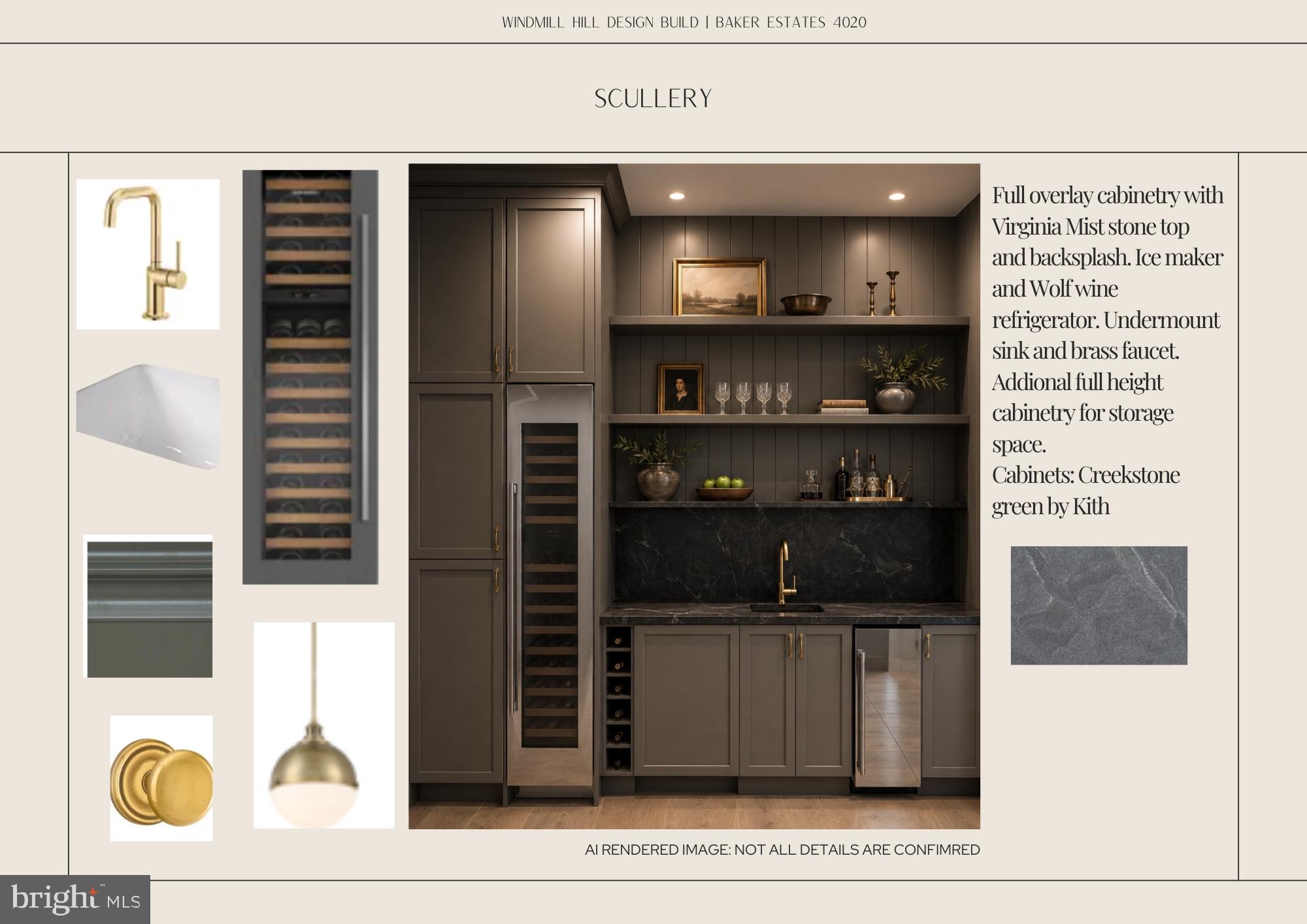 4020 Seminary Road Alexandria, VA 22304 - Photo 10 of 35 Scullery Pantry Design Board