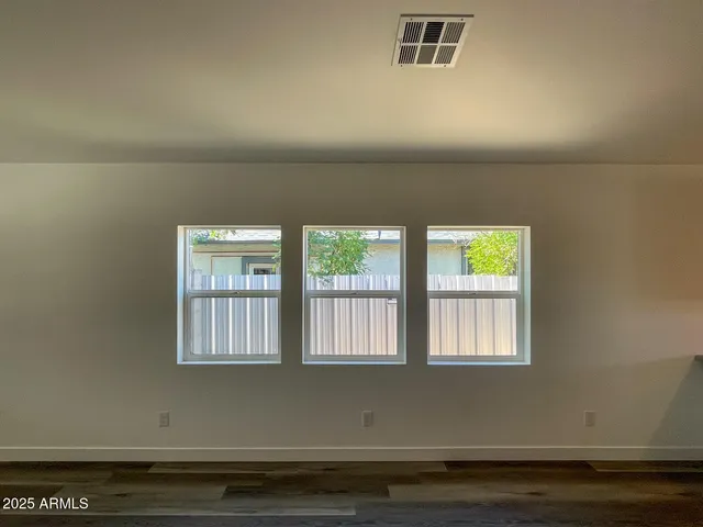 a living room with a window