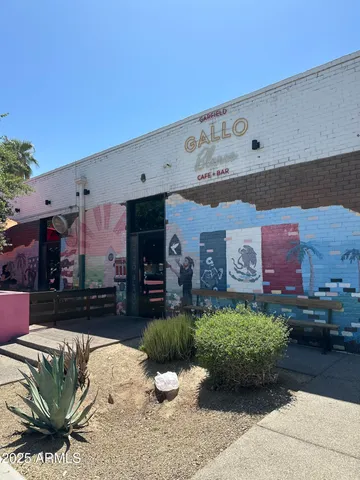 a view of a building with entrance