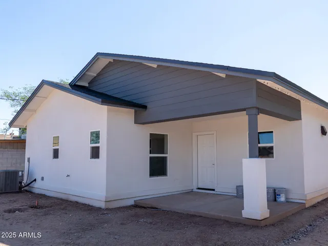 a room that has a bed in it