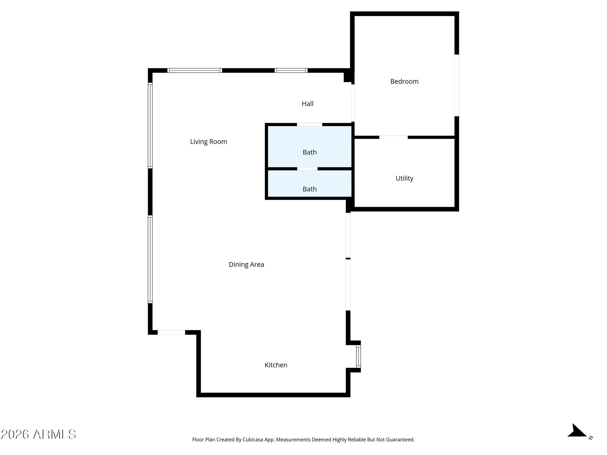 422 West Eva Street Phoenix, AZ 85021 - Photo 50 of 51 a picture of a floor plan