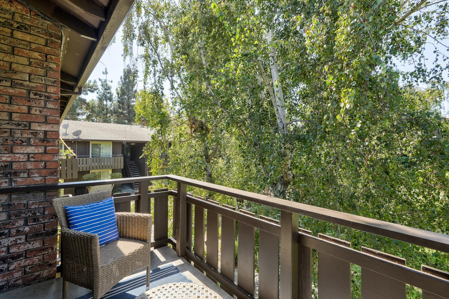 100 East Middlefield Road, Unit 3G Mountain View, CA 94043 - Photo 15 of 22 a view of balcony with wooden floor