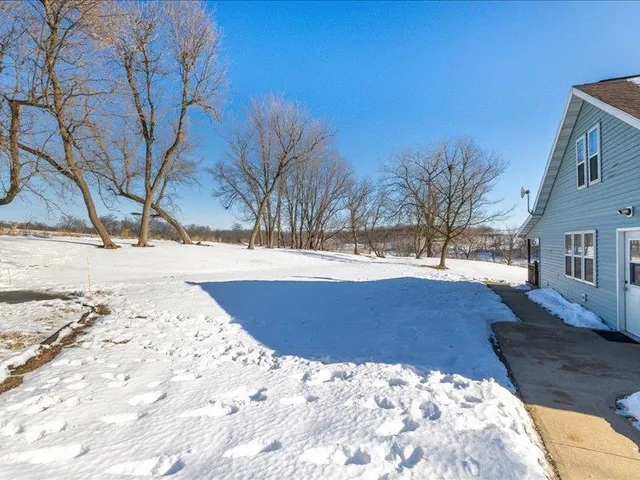 a view of snow on the beach