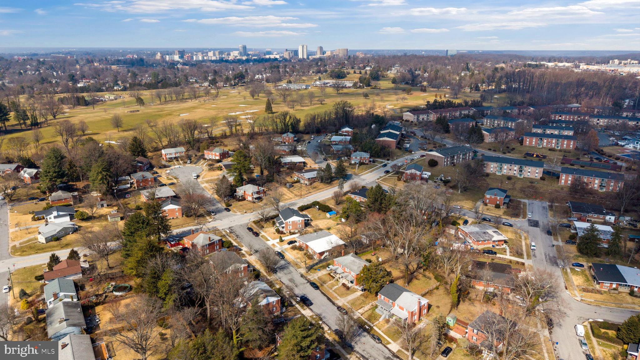 1306 Brixton Road Baltimore, MD 21239 - Photo 44 of 50 Charming suburban landscape with city skyline.