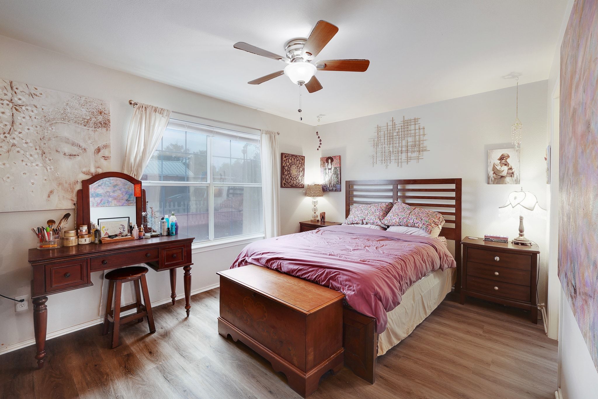 1730 Candee Street Georgetown, TX 78626 - Photo 14 of 26 a bedroom with a bed and a table