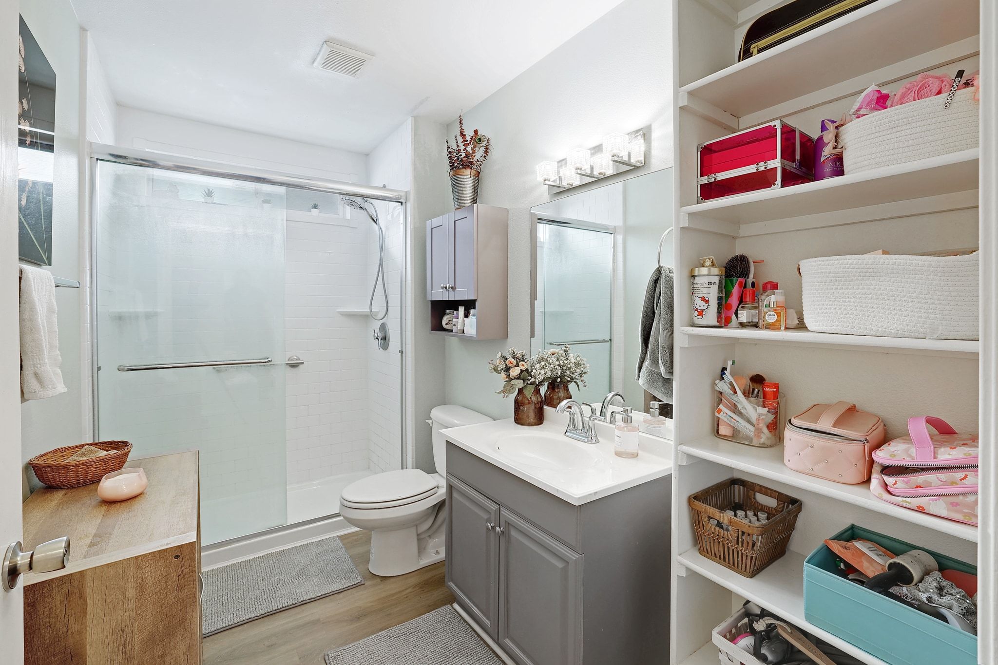 1730 Candee Street Georgetown, TX 78626 - Photo 20 of 26 a bathroom with a sink vanity mirror and toilet