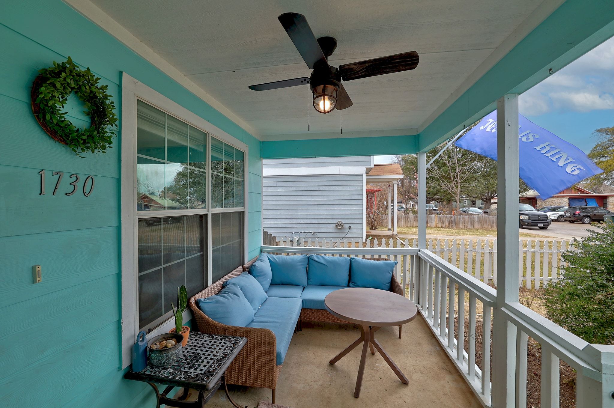 1730 Candee Street Georgetown, TX 78626 - Photo 2 of 26 a view of a porch with furniture and a window