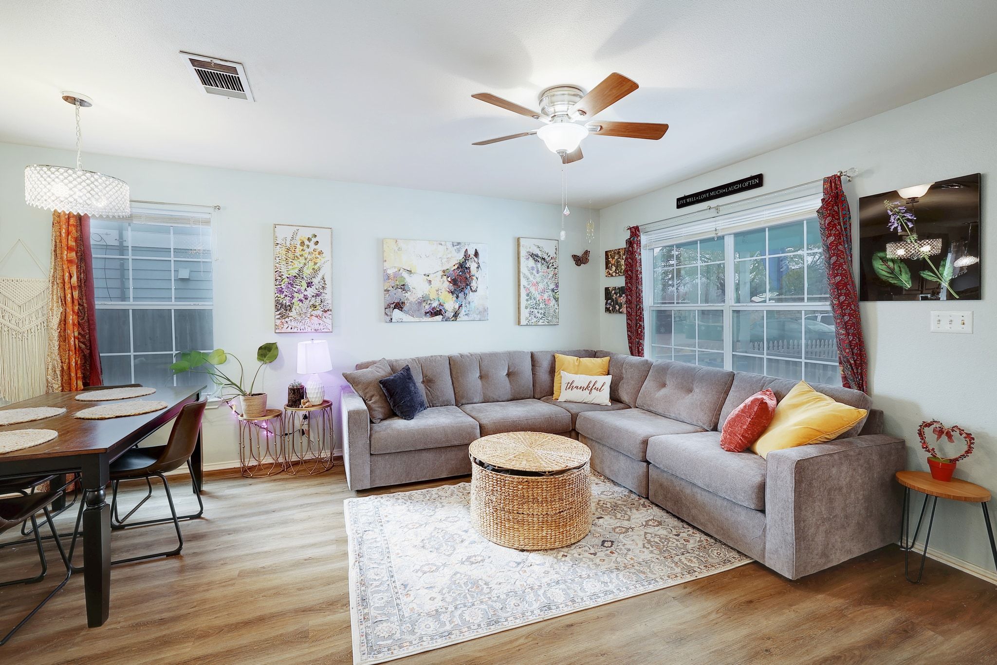 1730 Candee Street Georgetown, TX 78626 - Photo 5 of 26 a living room with furniture a rug and a large window