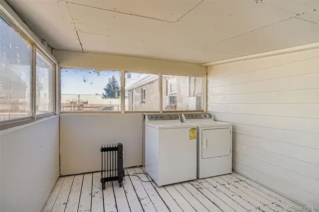 a room with storage and utility