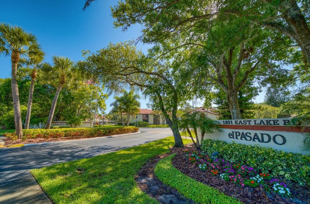 1801 East Lake Road South, Unit 10D Palm Harbor, FL 34685 - Photo 27 of 27 a view of park with a bench