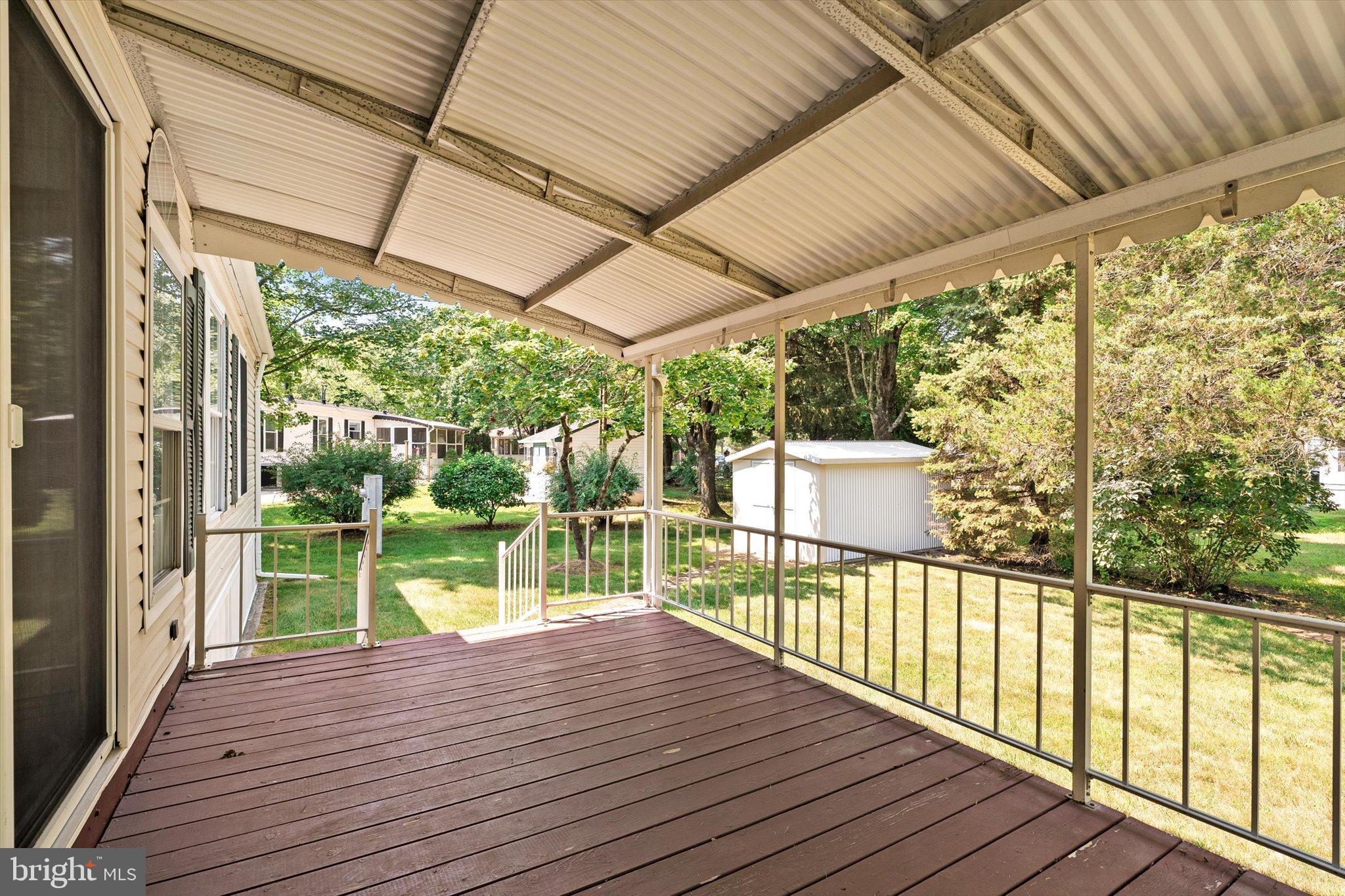 3 Copperfield Drive Cream Ridge, NJ 08514 - Photo 24 of 27 a view of porch with wooden floor