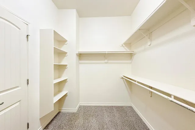 a view of closet area