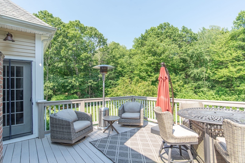 19 Round Farm Road Rehoboth, MA 02769 - Photo 35 of 42 a view of a deck with furniture and a backyard