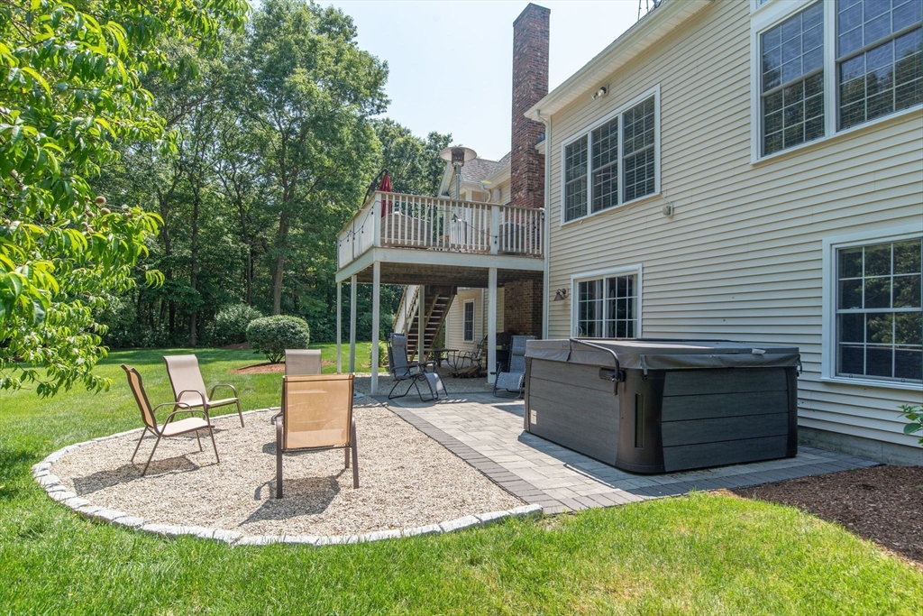 19 Round Farm Road Rehoboth, MA 02769 - Photo 37 of 42 a view of backyard with a patio