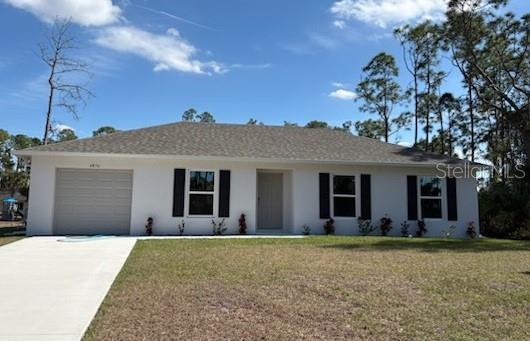 4850 Cromey Road North Port, FL 34288 - Photo 1 of 2 front view of a house with a yard