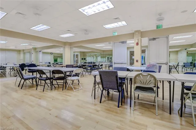 a view of yard with outdoor seating and green space