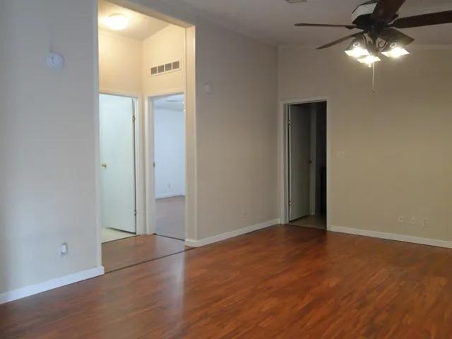 wooden floor in an empty room