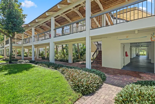 a front view of a building