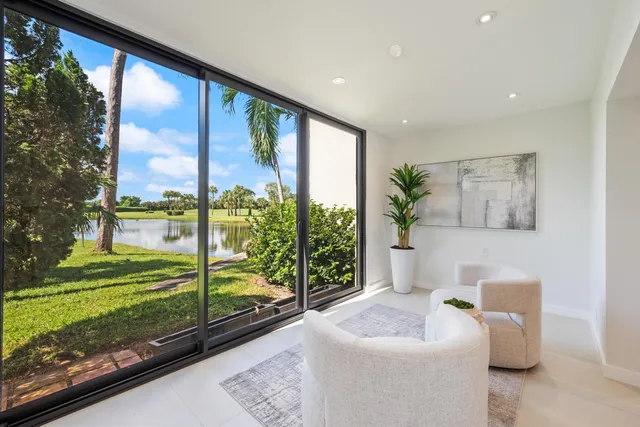 a very nice looking room with a large window