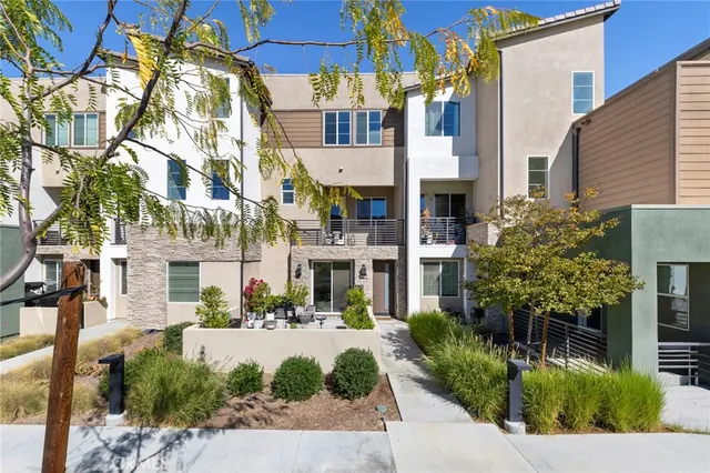 a view of a building with a street