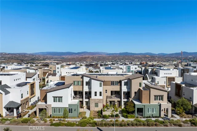 an aerial view of a fireplace