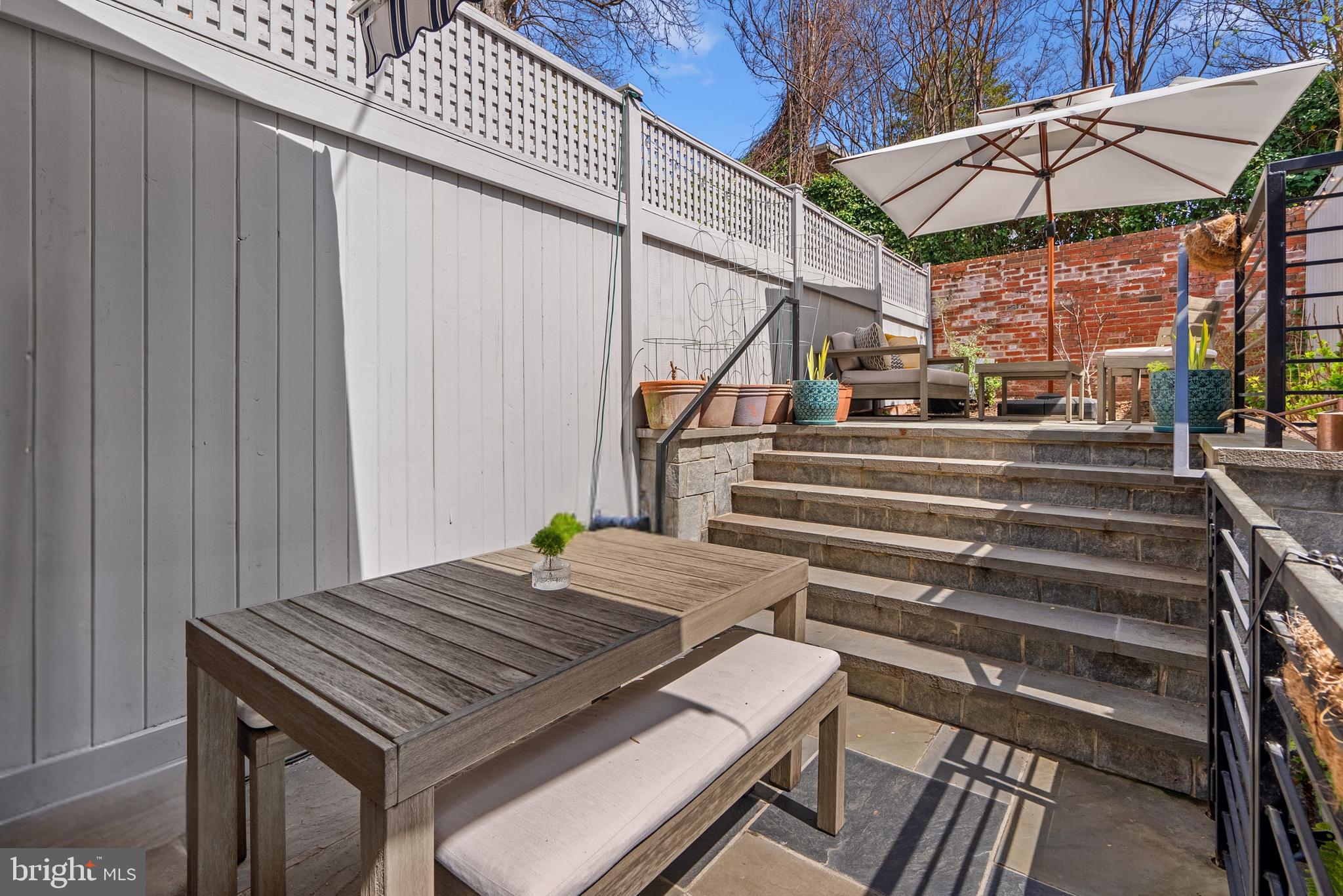 1663 32nd Street Northwest Washington, DC 20007 - Photo 34 of 38 a view of outdoor space and deck