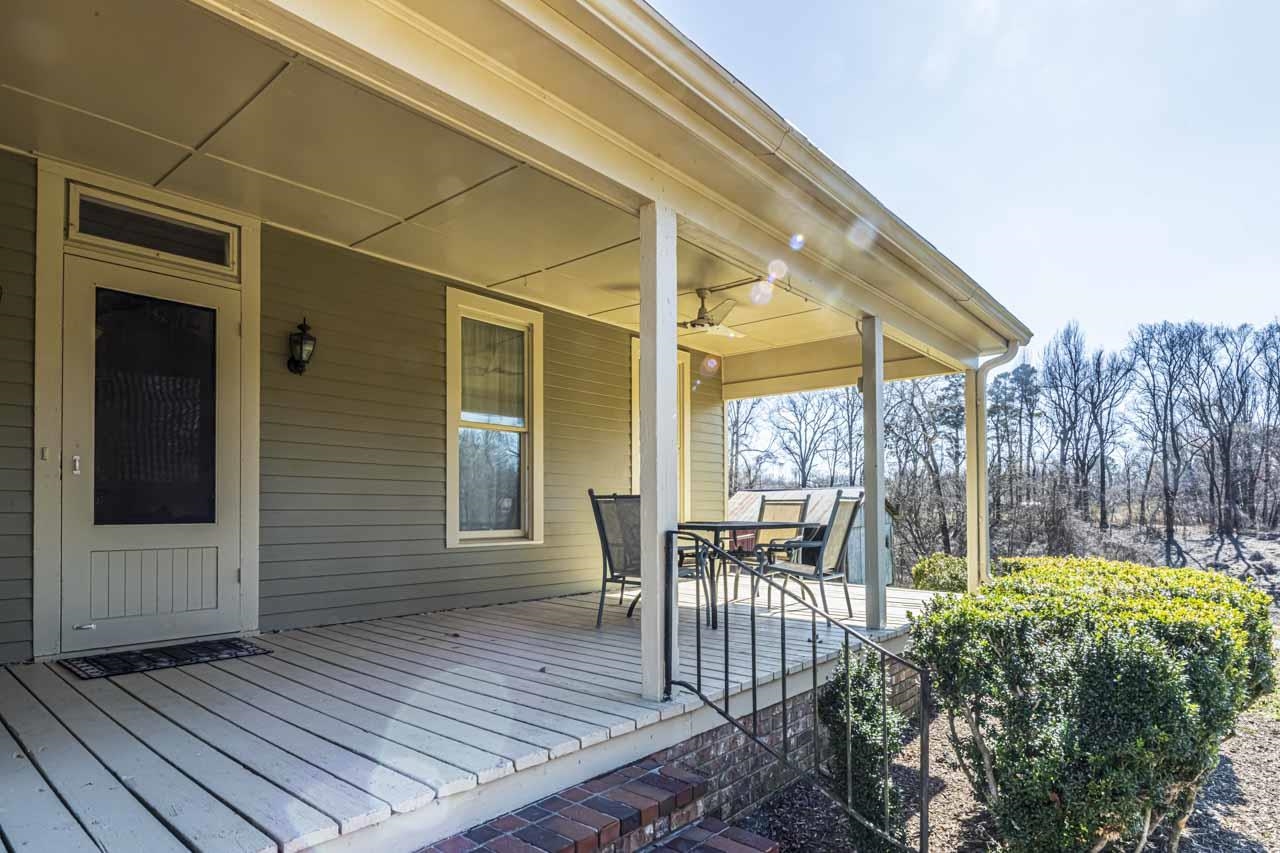 6746 Old Millington Road Millington, TN 38053 - Photo 6 of 40 Wooden deck featuring outdoor dining area and a ceiling fan