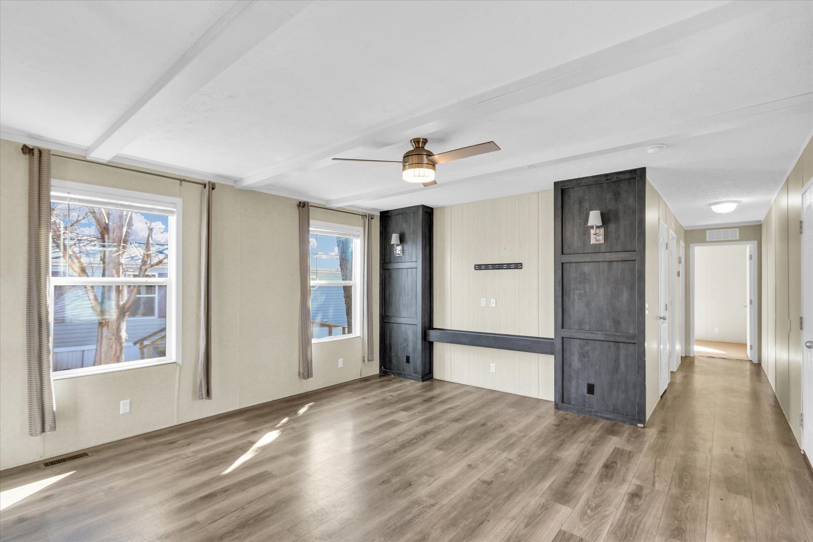 1205 Wedgewood Drive Rantoul, IL 61866 - Photo 3 of 31 a view of empty room with wooden floor and cabinet