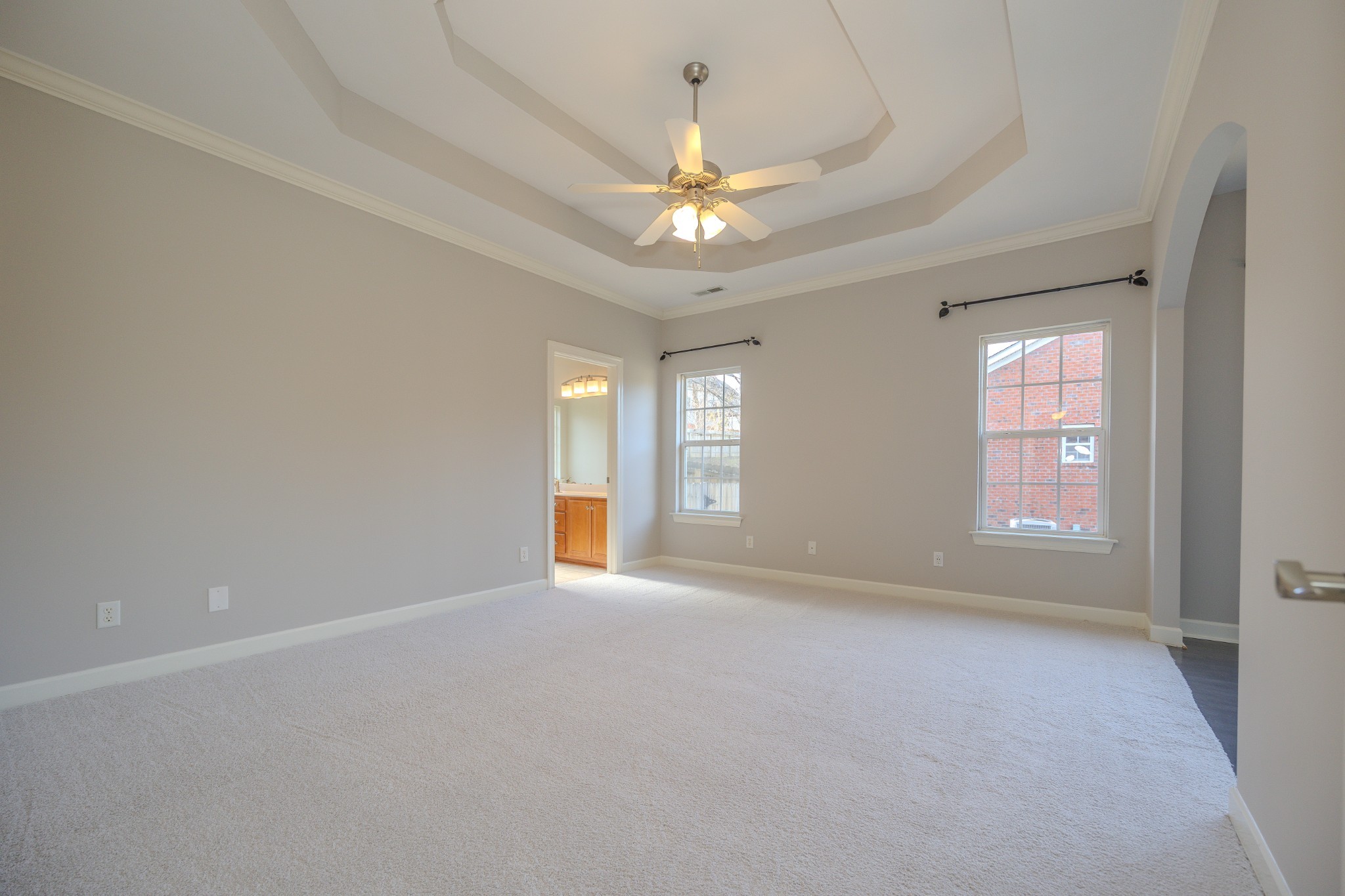 3545 Rock Springs Road Smyrna, TN 37167 - Photo 13 of 23 an empty room with windows and ceiling fan