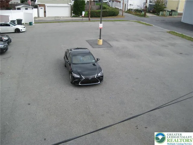 a car parked on the side of the road